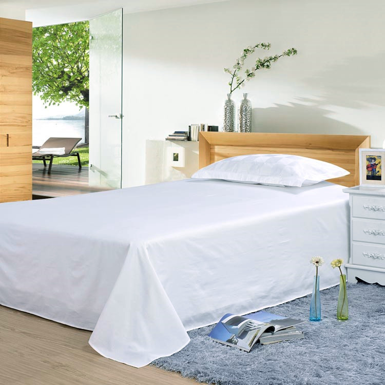 床单/60支全棉漂白喷气贡缎床单/宾馆酒店床单/宾馆酒店床上用品