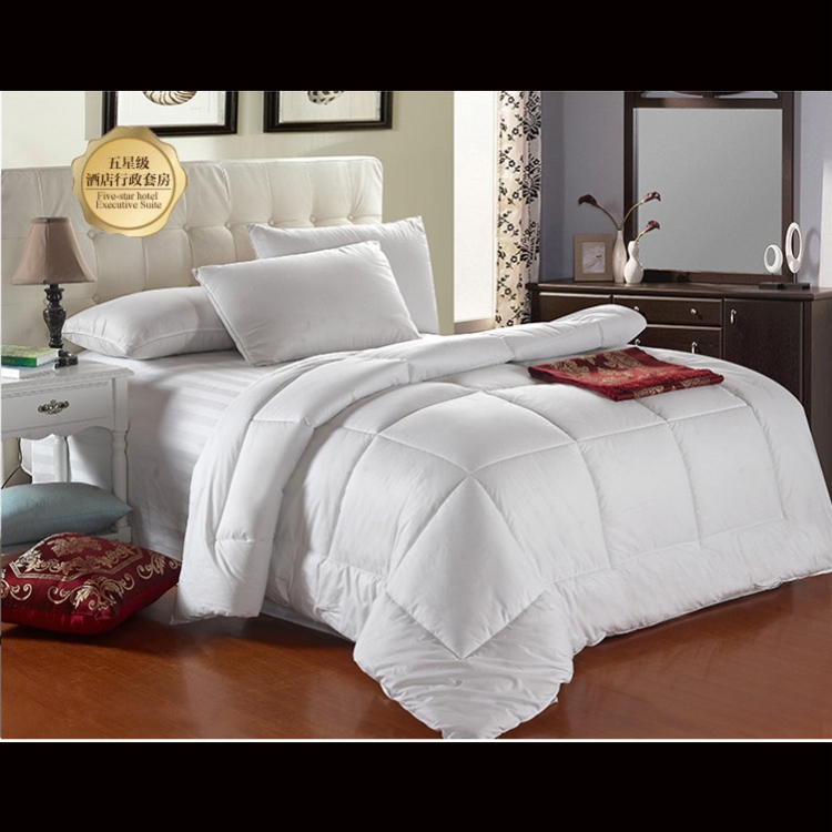 羽丝棉被/宾馆四季通用被/秋冬被/春秋被/60支防羽布面料/家用/宾馆酒店床上用品