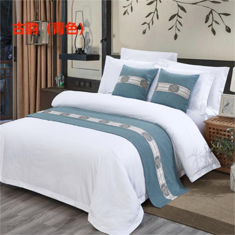 床尾巾/床尾垫/床盖/宾馆酒店装饰